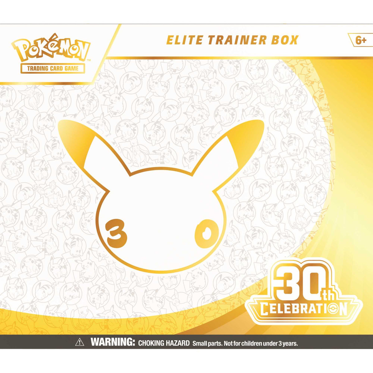 Caja de Entrenador Élite Pokémon TCG 30th Celebration en inglés, sellada